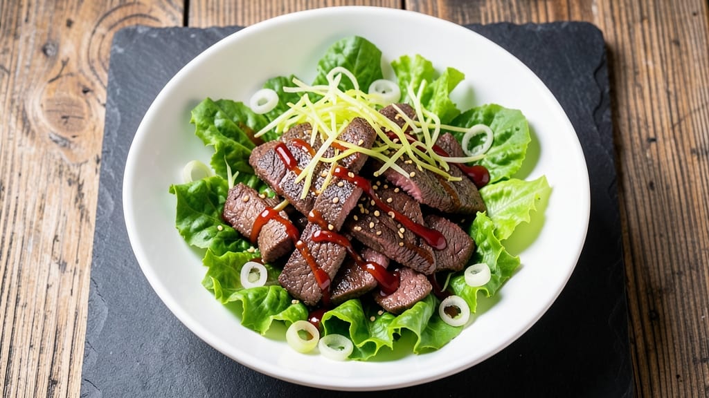Asian Beef Salad Recipe: Sweet Chili Crunch With Tender Ribbons