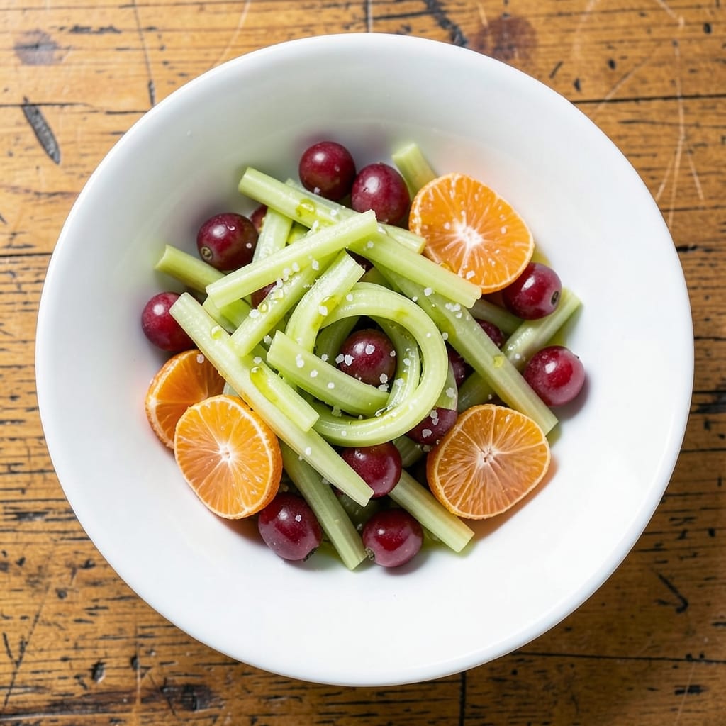 200-Calorie Salad Recipe: Crunchy Celery and Citrus Zing Without Mayo