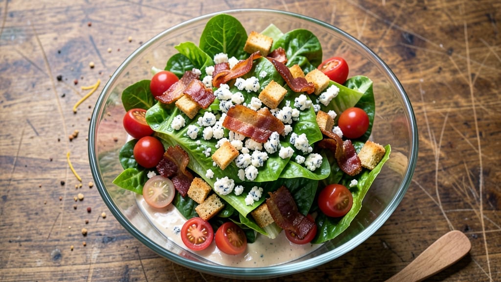 Blue Cheese Chopped Salad Outback Recipe: Bold Blue Cheese Crunch Over Creamy Ranch