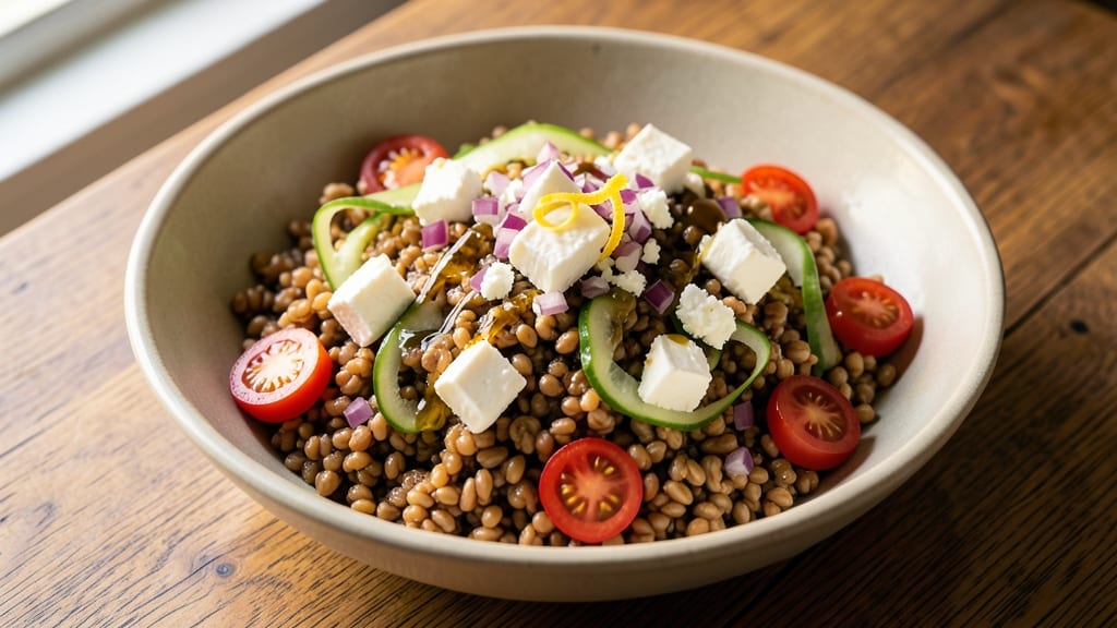 Barley Salad Recipe with Feta: Nutty Grain and Briny Cheese Harmony