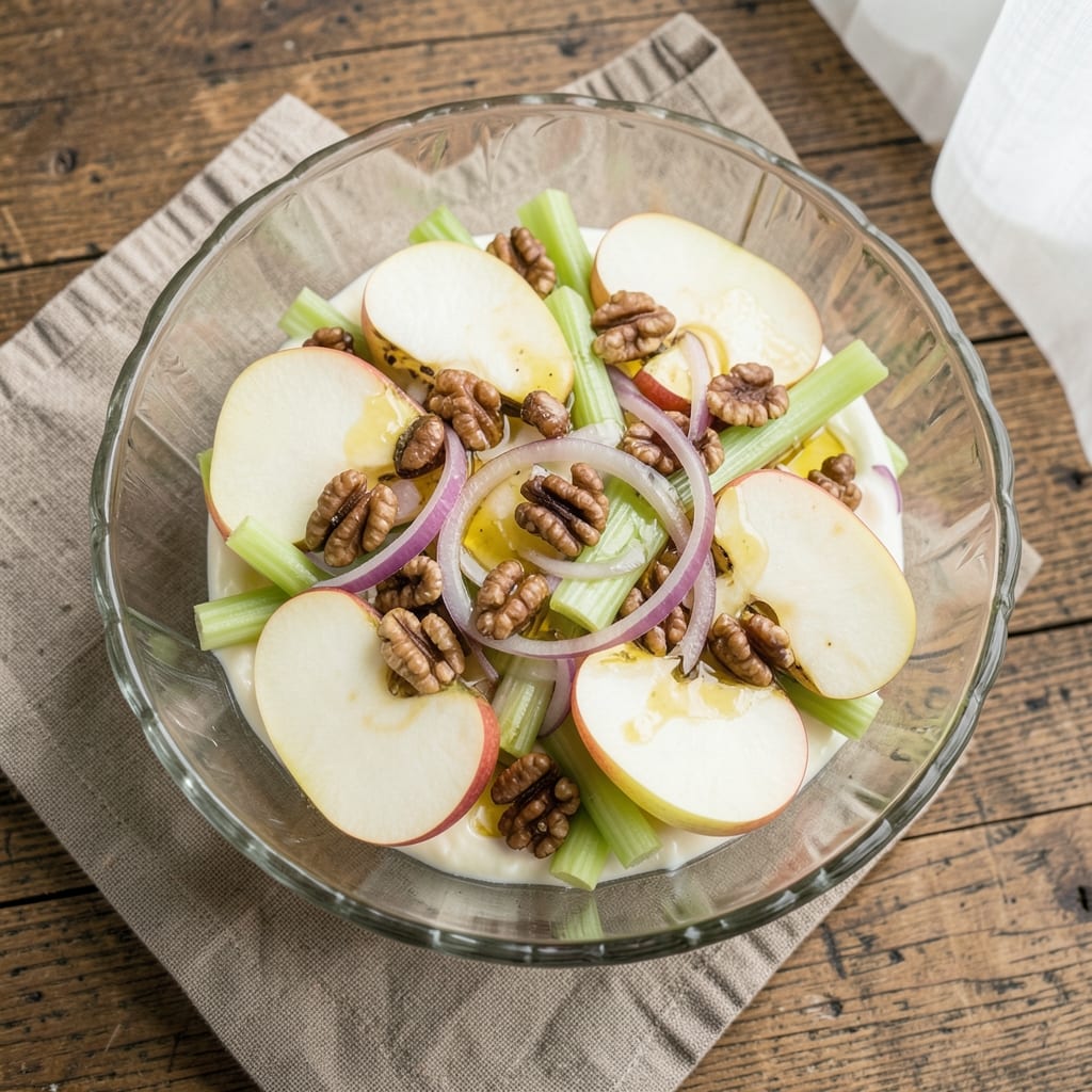 Amish Apple Salad Recipe: Crisp Celery and Sweet Vinegar Harmony