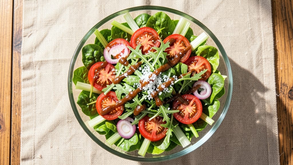 Bloody Mary Salad Recipe: Celery Crown Crunch Meets Spicy Tomato Tang
