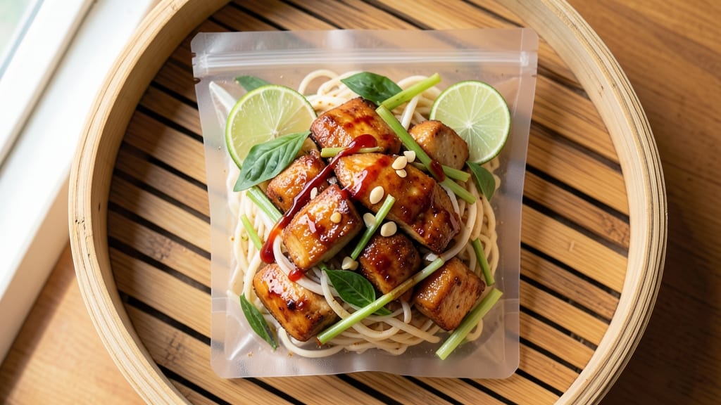 Bamboo Chicken Salad in a Pouch Recipe: Portable Protein-Packed Lunch