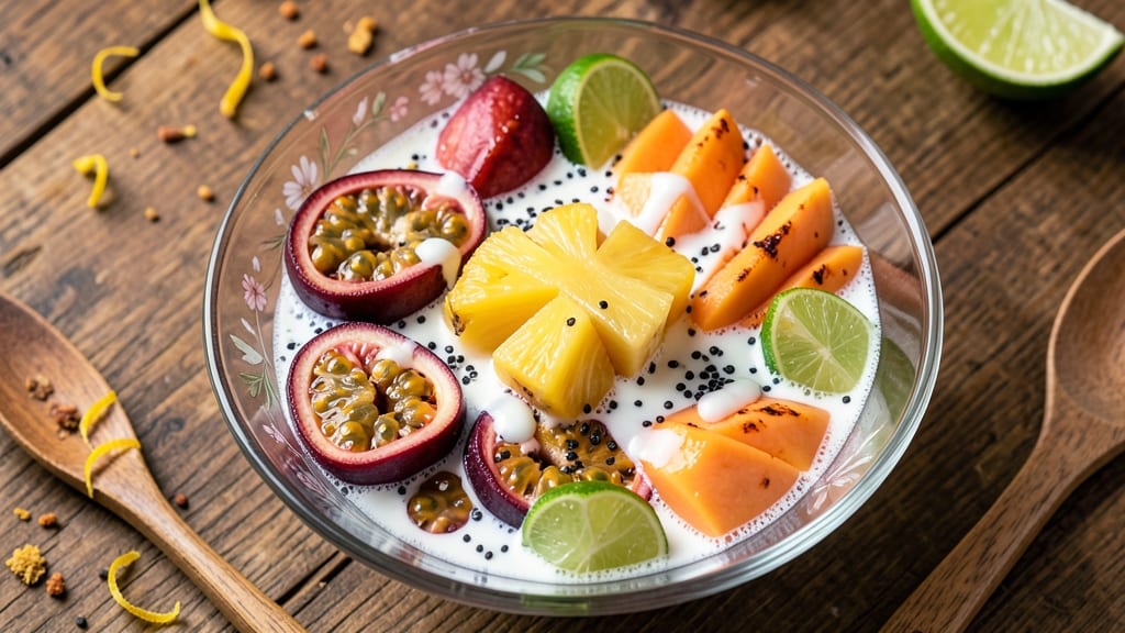 Brazilian Fruit Salad Recipe: Tropical Brightness With Pineapple Passionfruit Zing
